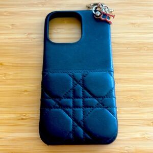 Dior black phone case suitable for iPhone 13 or 13 Pro